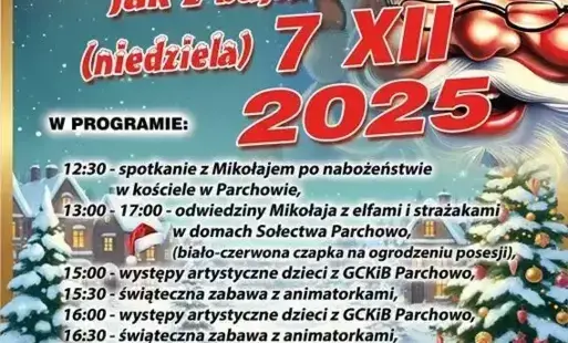 Zdjęcie do "MIKOŁAJKI JAK Z BAJKI" W GCKiB PARCHOWO