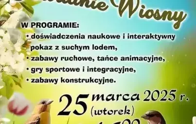 Zdjęcie do WSP&Oacute;LNE POWITANIE WIOSNY