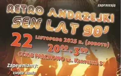 Zdjęcie do ZABAWA ANDRZEJKOWA W GCKiB PARCHOWO