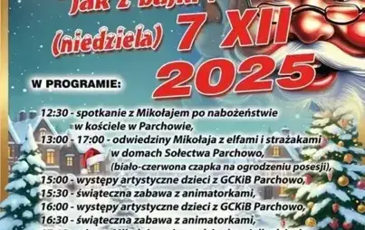 Zdjęcie do "MIKOŁAJKI JAK Z BAJKI" W GCKiB PARCHOWO